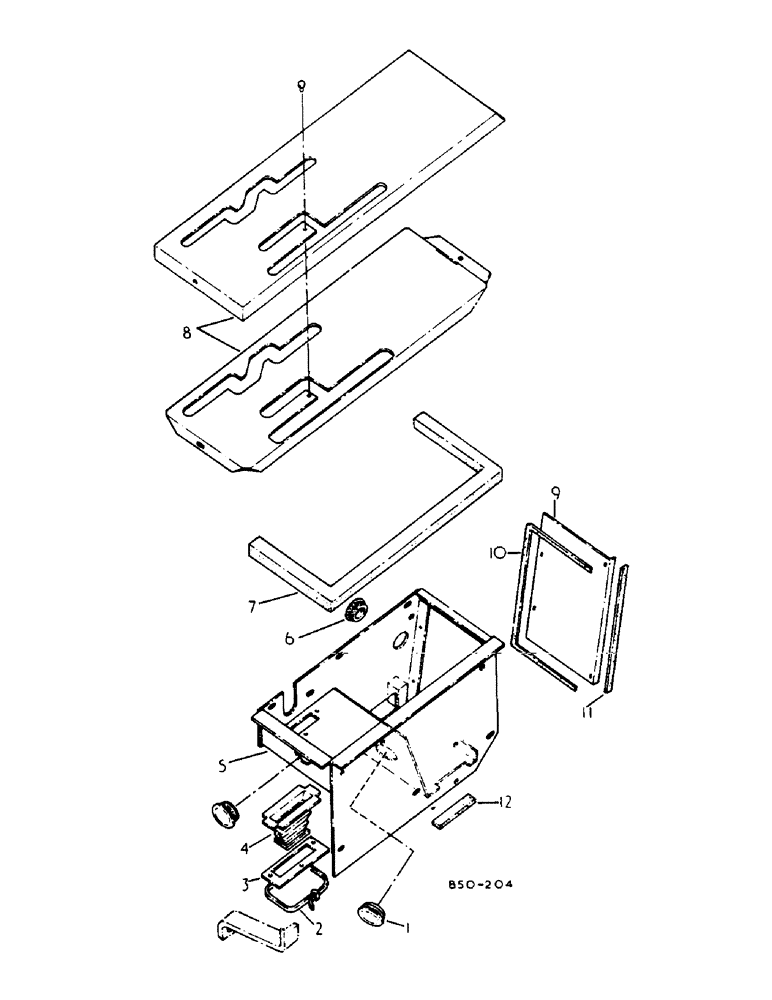 Схема запчастей Case IH 784 - (07-125) - OUTER GEARBOX, SYNCHRO, 4682 UP, CAB 206304 UP (04) - Drive Train