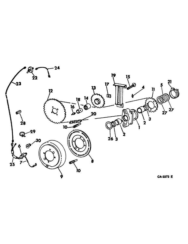 Схема запчастей Case IH 815 - (33-06) - FEEDER, FEEDER DRIVE (13) - FEEDER