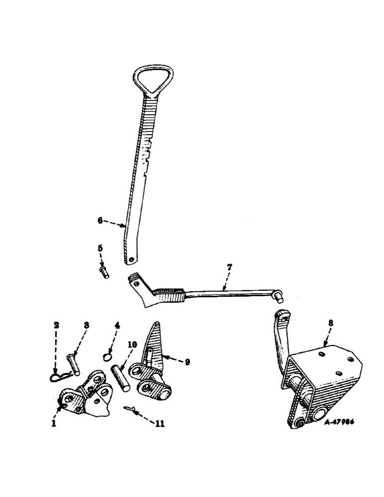 Схема запчастей Case IH 400-SERIES - (439) - ATTACHMENTS, FAST-HITCH WITH TRACTION CONTROL, SPECIAL, TRACTION CONTROL UNIT Attachments