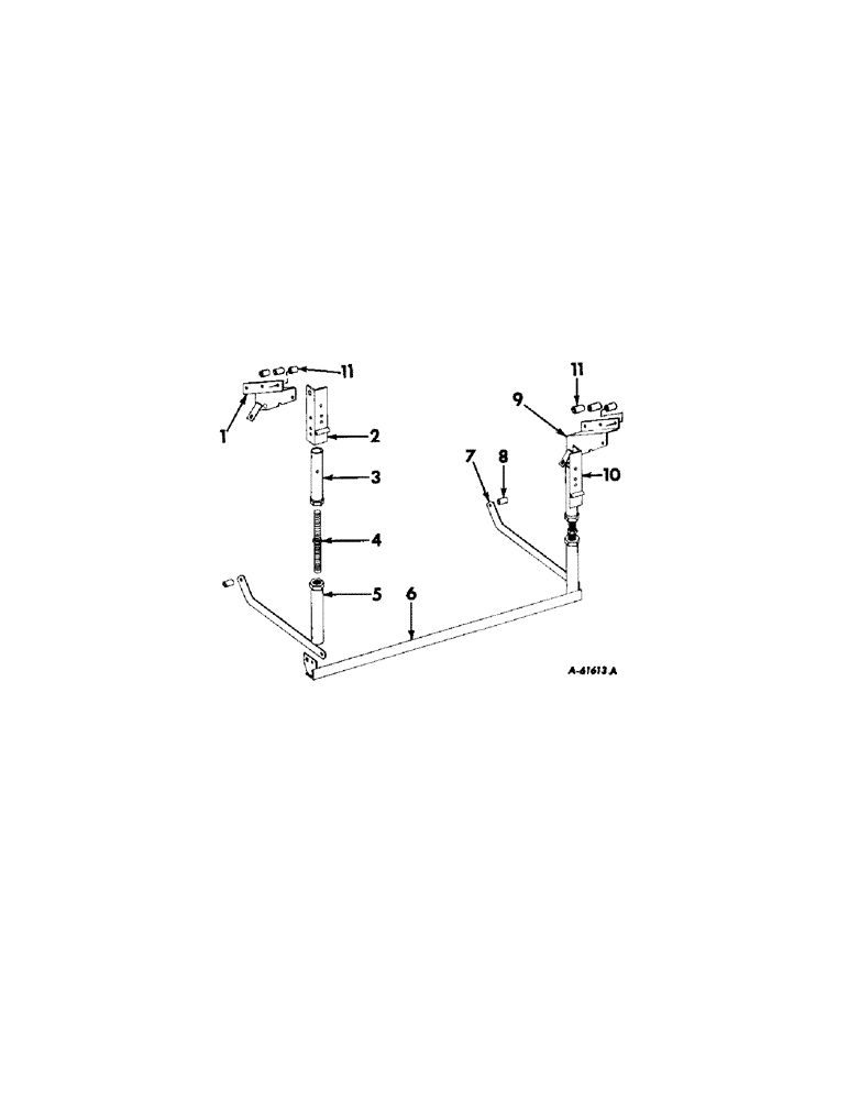 Схема запчастей Case IH 403 - (265) - PLATFORM SUPPORT STAND (88) - ACCESSORIES