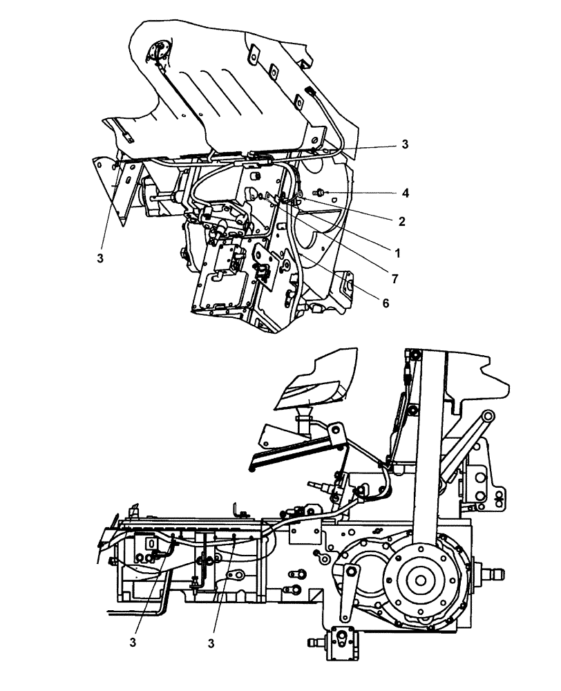 Схема запчастей Case IH D35 - (06.05) - CHASSIS HARNESS (06) - ELECTRICAL SYSTEMS