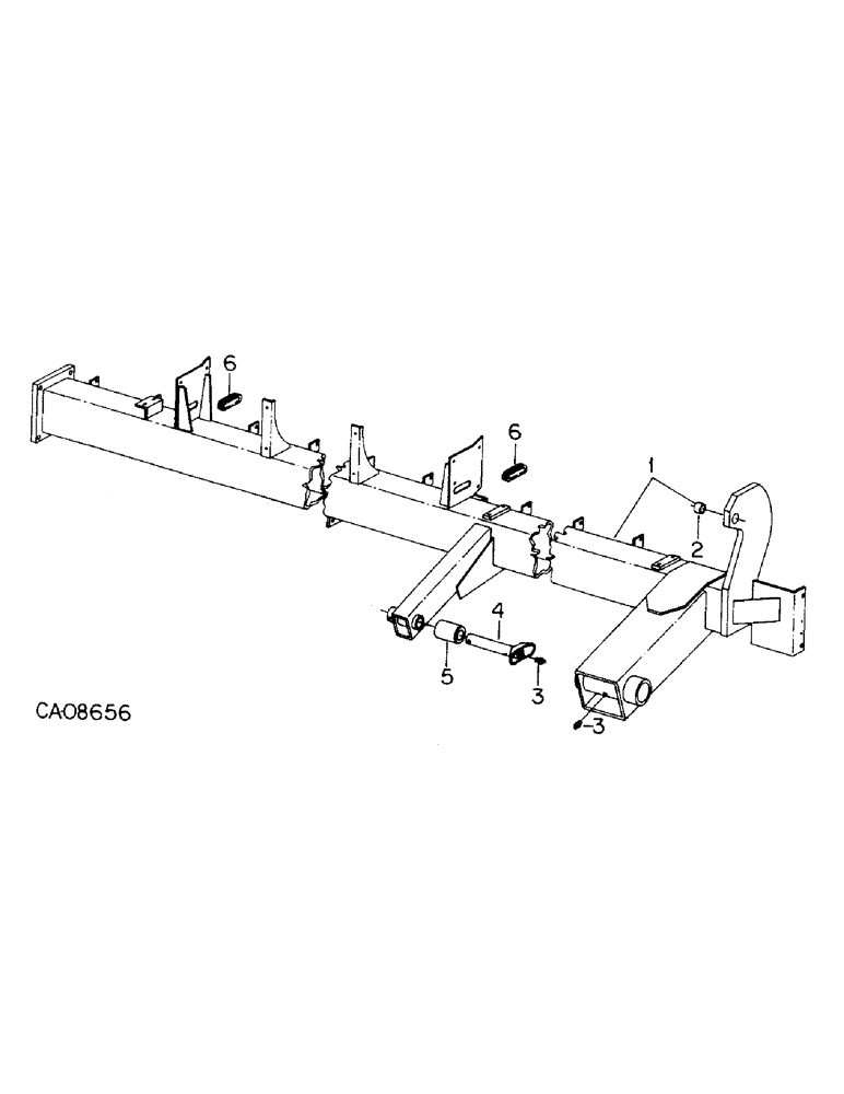 Схема запчастей Case IH 800 - (03-15) - FRAME, WING FRAME AND CONNECTIONS, UNITS W, X AND Y (09) - CHASSIS/ATTACHMENTS