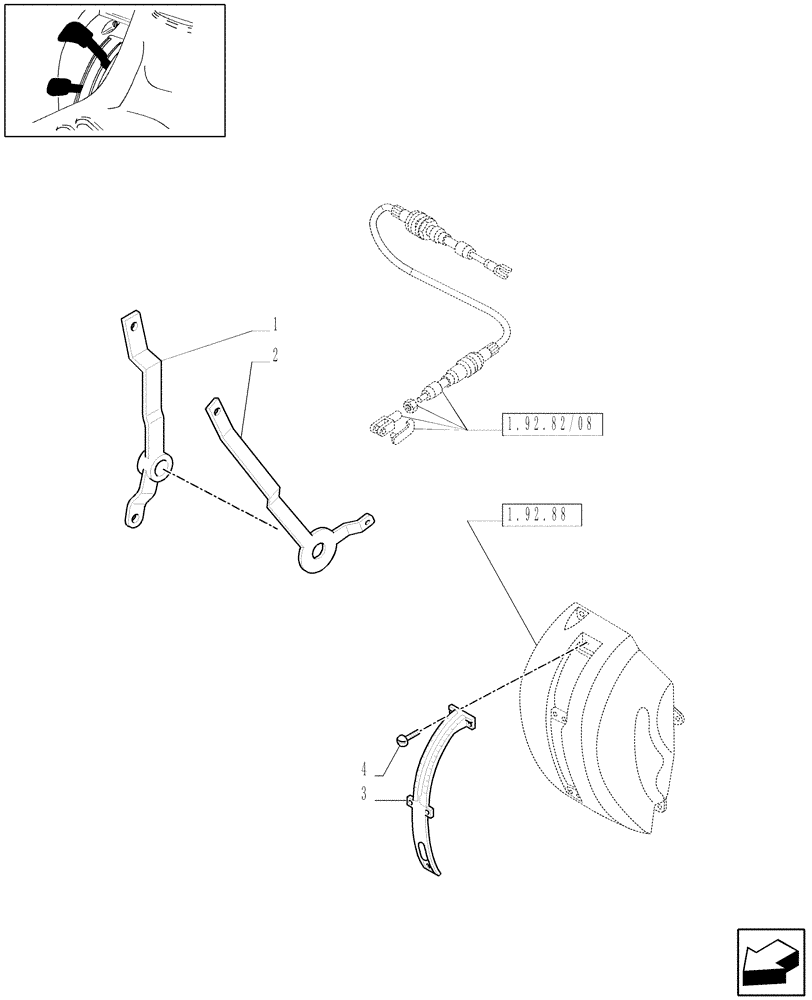 Схема запчастей Case IH JX1095C - (719195040[04]) - (DIA KIT) 3RD REMOTE S/D W/FLOAT + DELUXE COUPLERS. (18) - VARIATIONS