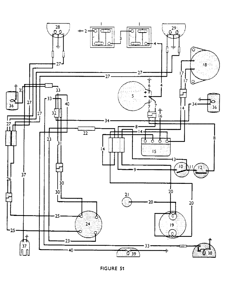Схема запчастей Case IH 990B - (81) - ELECTRICAL EQUIPMENT, FROM TRACTOR 456233 TO 476324 (06) - ELECTRICAL SYSTEMS