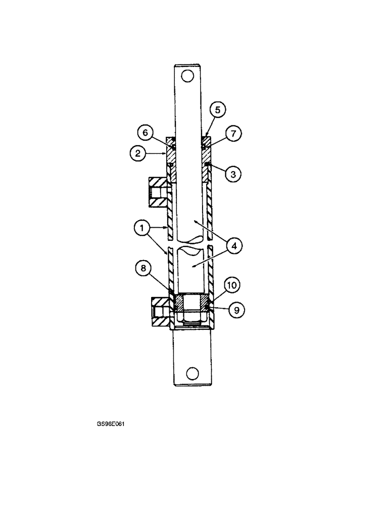 Схема запчастей Case IH INTERNATIONAL - (3-68[A]) - MASTER REEL LIFT CYLINDER, 1.5 X 9.38 REPHASING, IH (07) - HYDRAULICS