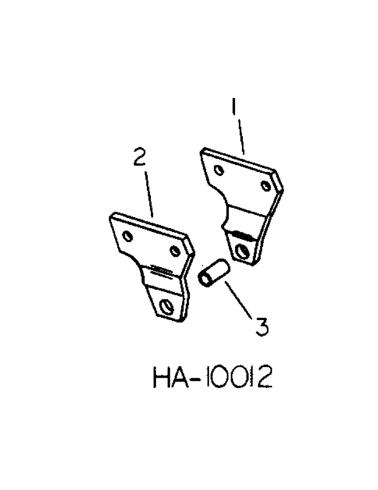 Схема запчастей Case IH 55 - (B-11) - QUICK COUPLER HITCH ADAPTOR, ON MACHINES WITH THREE POINT HITCH ONLY, 7 AND 11 FOOT TWO RANK 