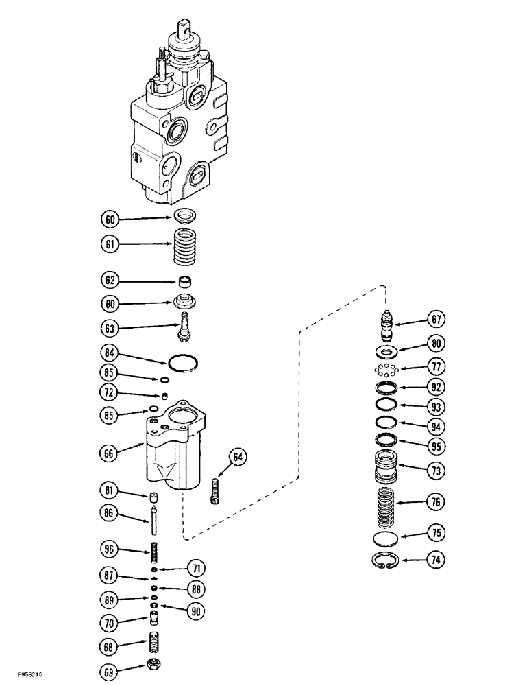Схема запчастей Case IH 9370 QUADTRAC - (8-070) - LOAD CHECK REMOTE VALVE ASSEMBLY, IF EQUIPPED (CONTD) (08) - HYDRAULICS