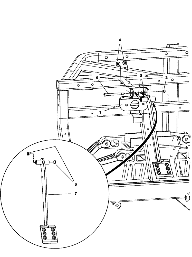 Схема запчастей Case IH SCOUT XL - (33.202.06) - BRAKE PEDAL ASSEMBLY (33) - BRAKES & CONTROLS