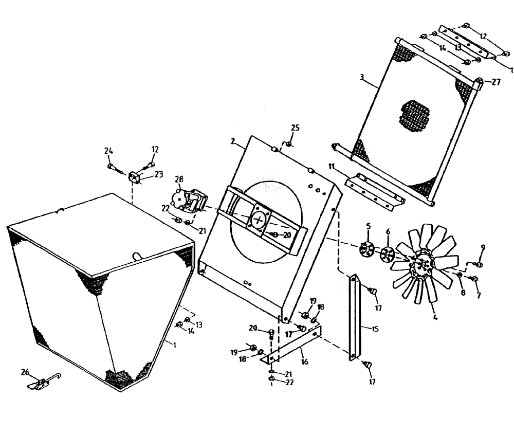 Схема запчастей Case IH 7700 - (C02-30) - REMOTE OIL COOLER (L10) (FLORIDA OPTION) Engine & Engine Attachments