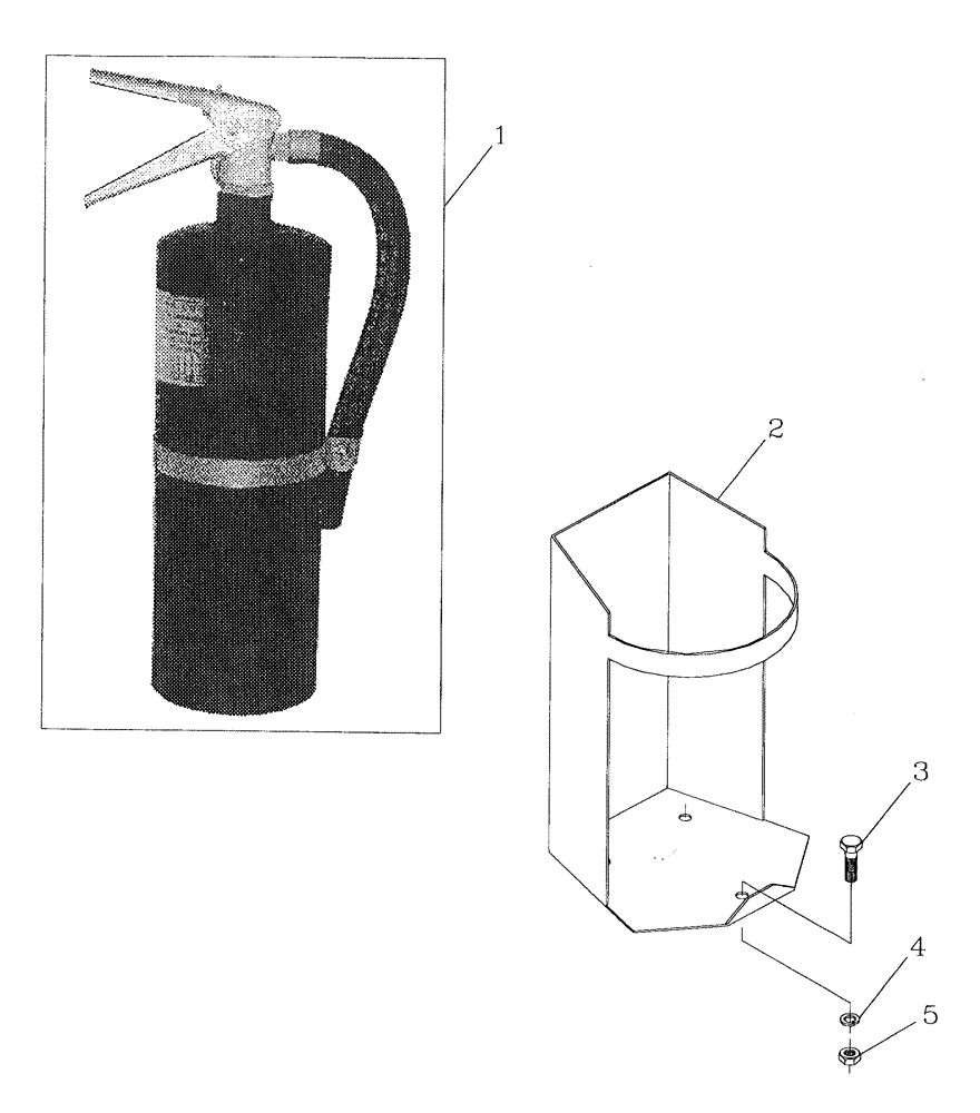 Схема запчастей Case IH 7700 - (A11[18]) - FIRE EXTINGUISHER Mainframe & Functioning Components