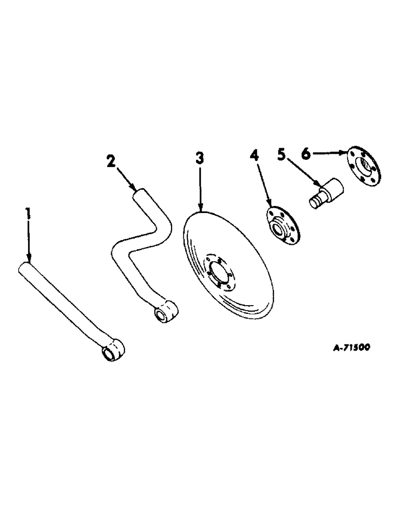 Схема запчастей Case IH 461 - (U-17) - DISK HILLER 