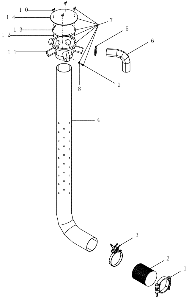 Схема запчастей Case IH ATX - (10-56) - PRIMARY MANIFOLD TUBES AND MANIFOLDS (09) - CHASSIS/ATTACHMENTS