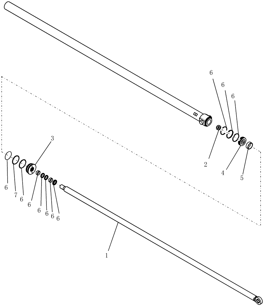 Схема запчастей Case IH 1200PT - (A.10.A[22]) - HYDRAULIC CYLINDER - 87533998 A - Distribution Systems