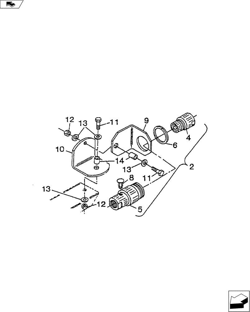 Схема запчастей Case IH FERTILIZER - (35.850.02) - 1-1/4" QUICK COUPLER (35) - HYDRAULIC SYSTEMS