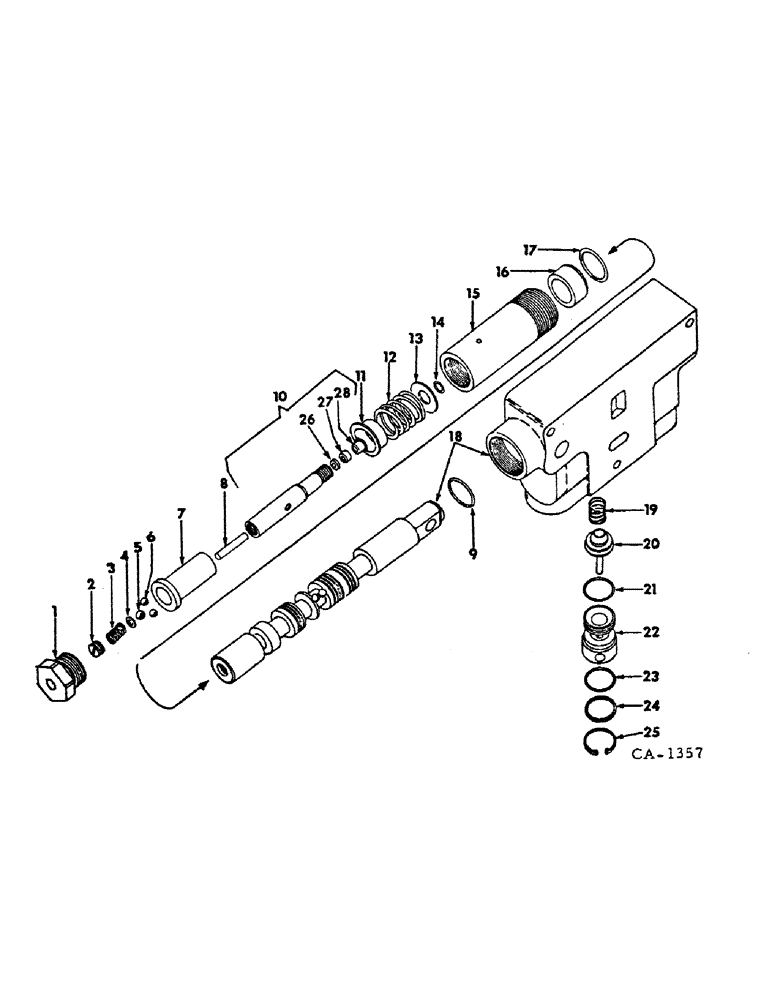 Схема запчастей Case IH 4386 - (10-40) - HYDRAULICS, HYDRAULIC CONTROL VALVE (07) - HYDRAULICS