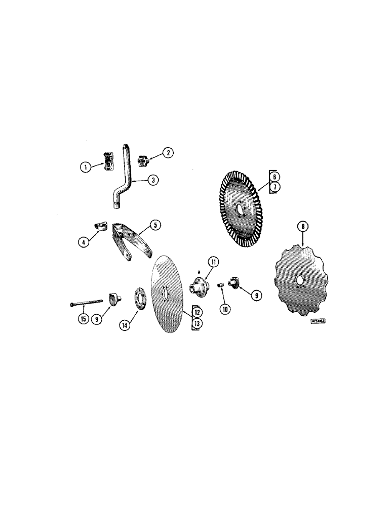 Схема запчастей Case IH JTA-SERIES - (44) - ROLLING COULTER 