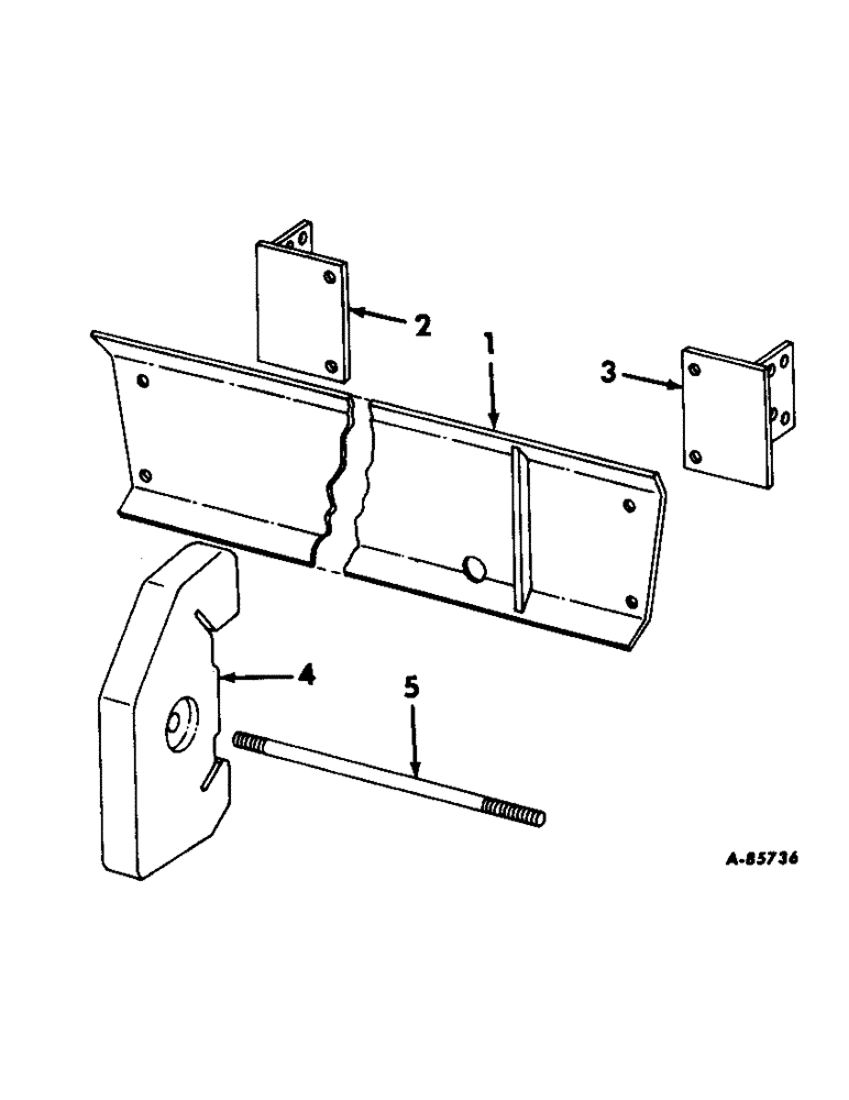 Схема запчастей Case IH 4156 - (M-05) - SEAT AND MISCELLANEOUS, REAR END WEIGHTS AND MOUNTING PLATE, (10) - OPERATORS PLATFORM