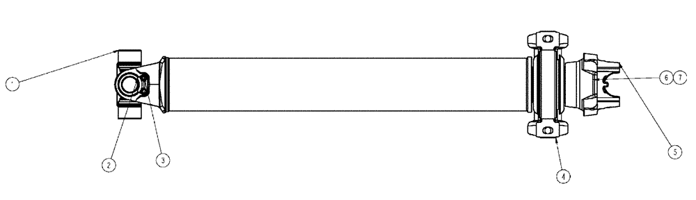 Схема запчастей Case IH TITAN 3520 - (03-016) - DRIVELINE SERVICE PARTS (03) - TRANSMISSION