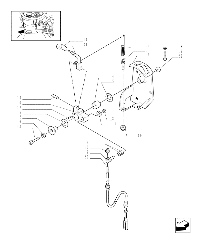Схема запчастей Case IH JX1095C - (1.92.26[02]) - PTO CONTROLS (10) - OPERATORS PLATFORM/CAB