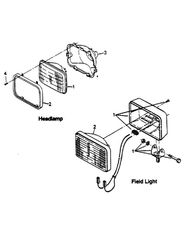 Схема запчастей Case IH 9170 - (02-27) - LIGHTS (06) - ELECTRICAL