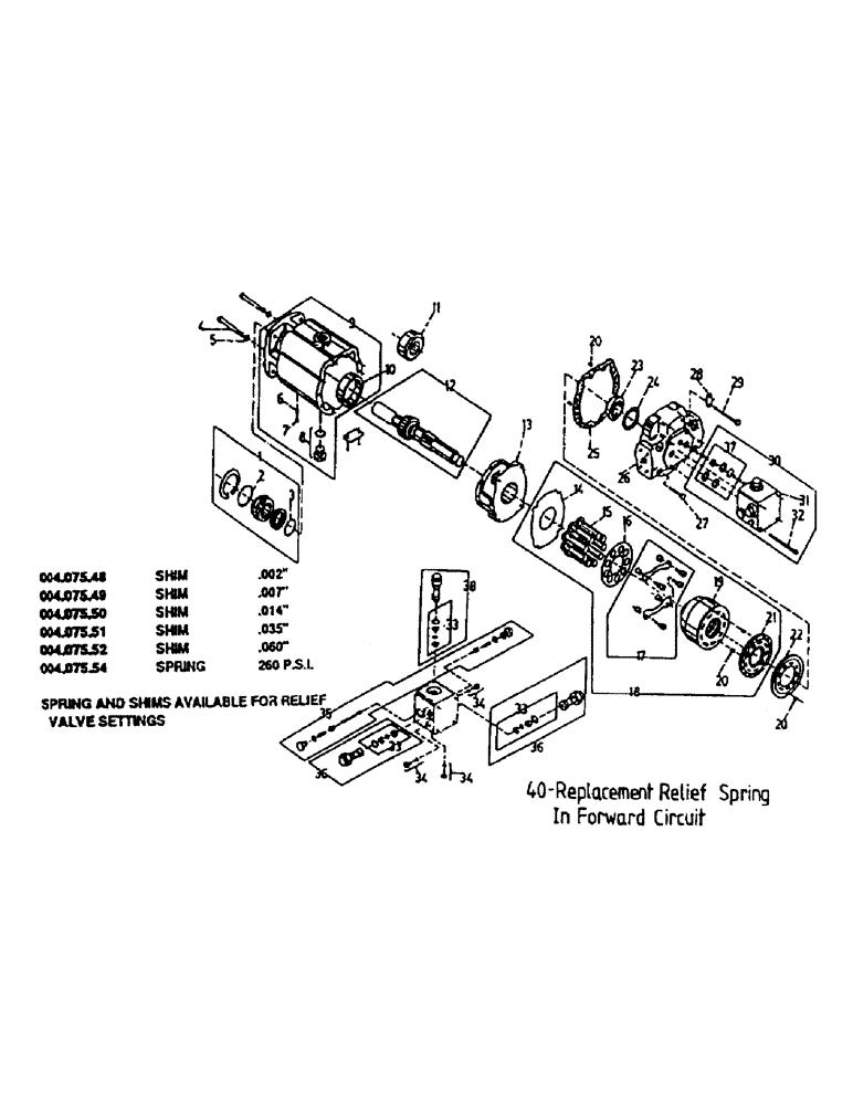 Схема запчастей Case IH 7700 - (B03-17) - HYDRAULIC MOTOR, TRACTION Hydraulic Components & Circuits