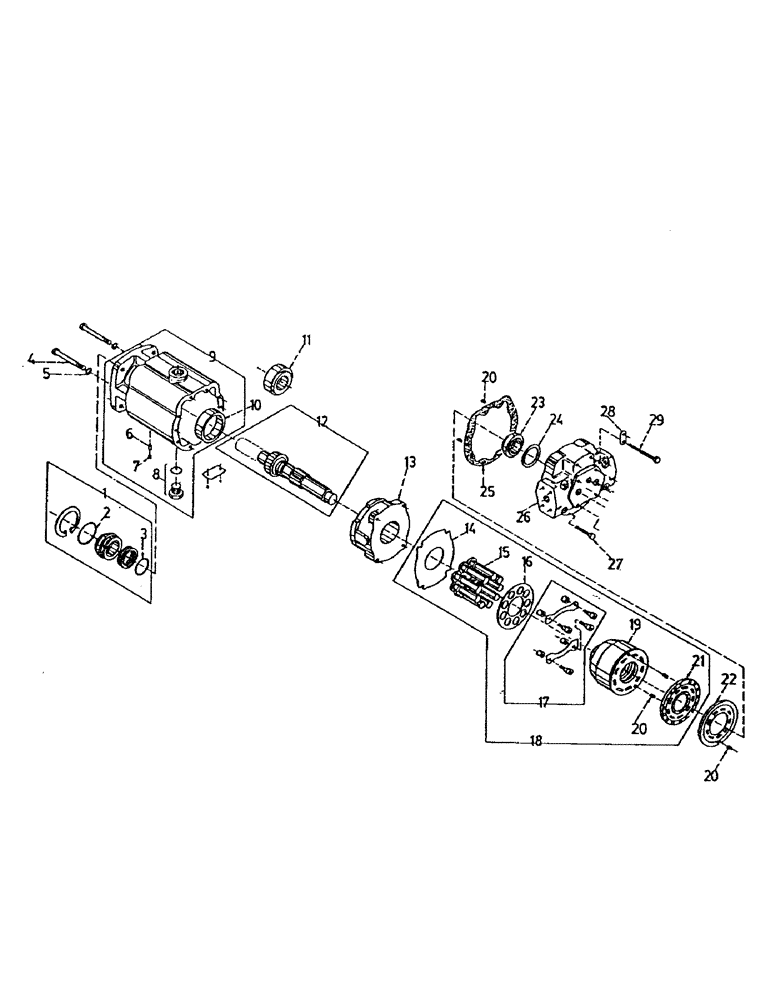 Схема запчастей Case IH 7000 - (B02-81) - HYDRAULICS, MOTOR, LEFT HAND REAR WHEEL, 7000 Hydraulic Components & Circuits