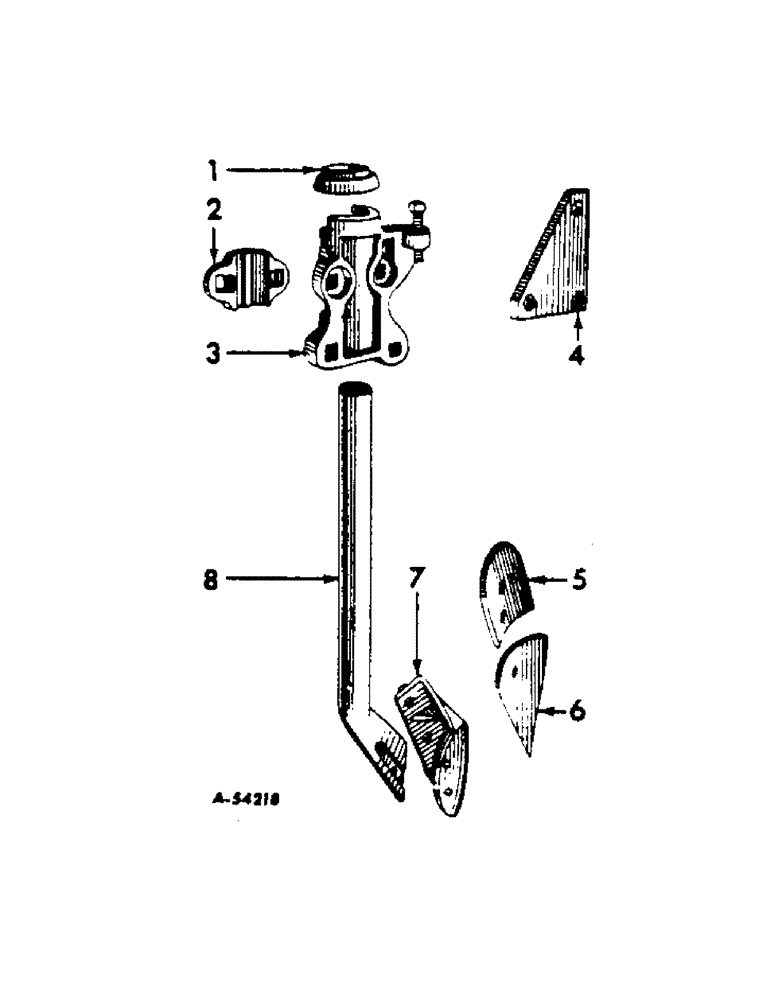 Схема запчастей Case IH 193 - (K-3[A]) - STATIONARY JOINTERS, ONE PER FURROW 