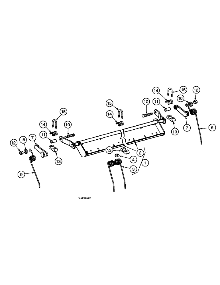 Схема запчастей Case IH INTERNATIONAL - (4-40) - REEL BATSHAFT & FINGERS, 12 AND 14 FOOT HEAVY DUTY PICK-UP REEL, FOR ALL CROPS, BUILT 1981 AND AFTER (13) - REEL