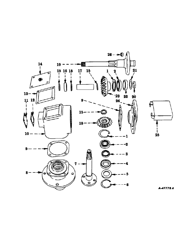 Схема запчастей Case IH 27 - (C-4) - MAIN DRIVE 