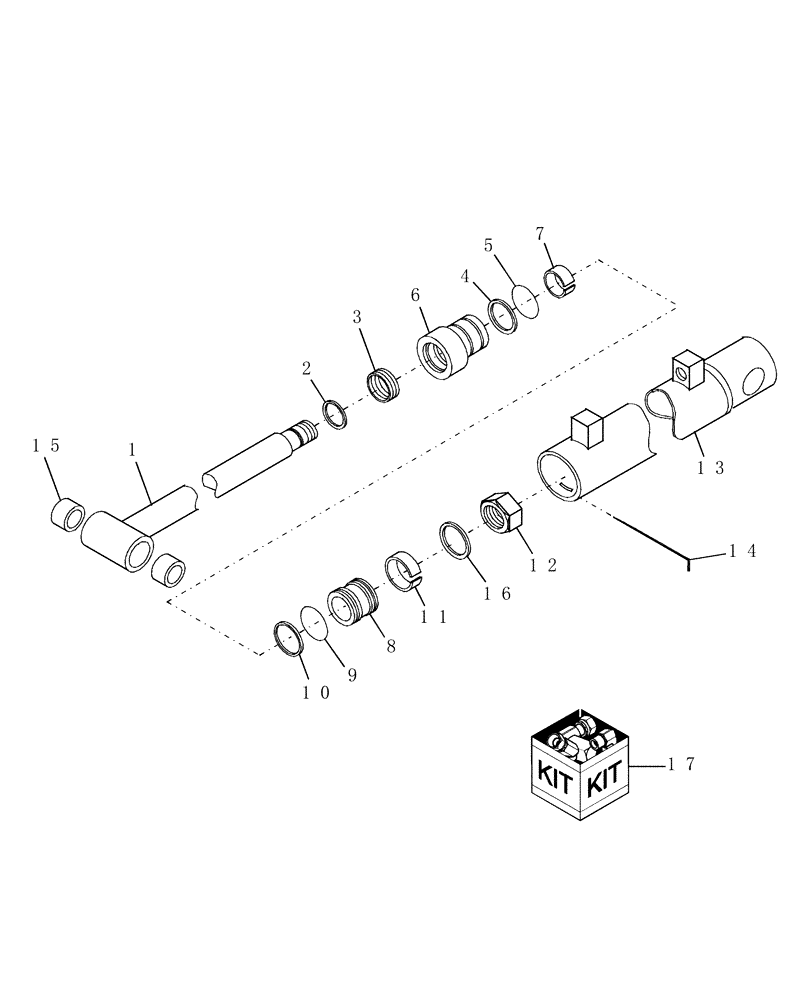 Схема запчастей Case IH 758C - (24) - BOOM CYLINDER - 758C 
