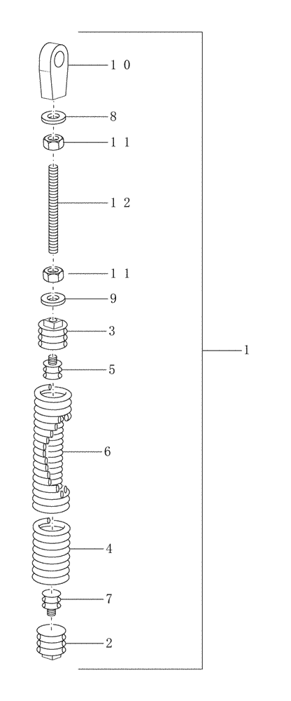 Схема запчастей Case IH MD92 - (010[2]) - SPRING, MD92 (58) - ATTACHMENTS/HEADERS