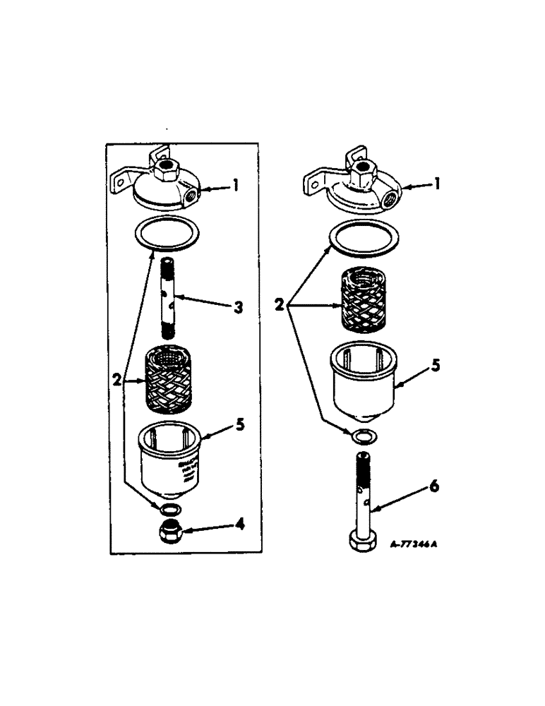 Схема запчастей Case IH C-263 - (B-57) - FUEL FILTER, LP GAS 