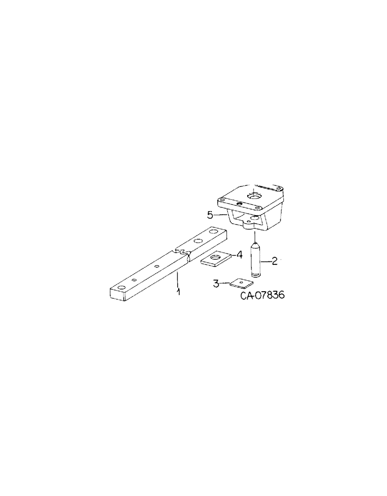 Схема запчастей Case IH 7488 - (09-09) - FRAME, SWINGING DRAWBAR, PART OF THREE POINT HITCH (12) - FRAME