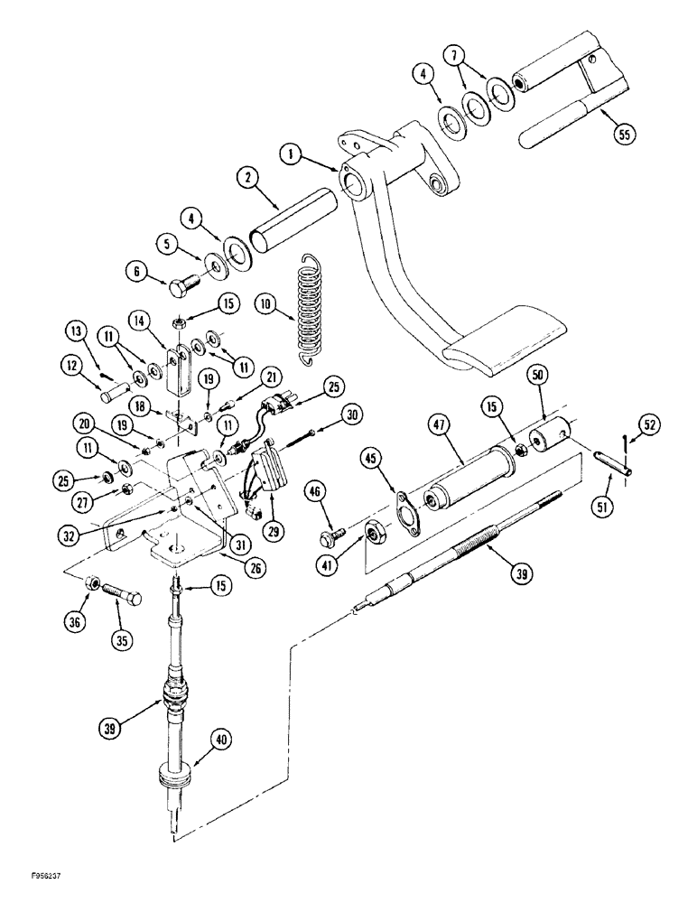 Схема запчастей Case IH 9330 - (6-040) - TRANSMISSION CLUTCH CONTROL (06) - POWER TRAIN