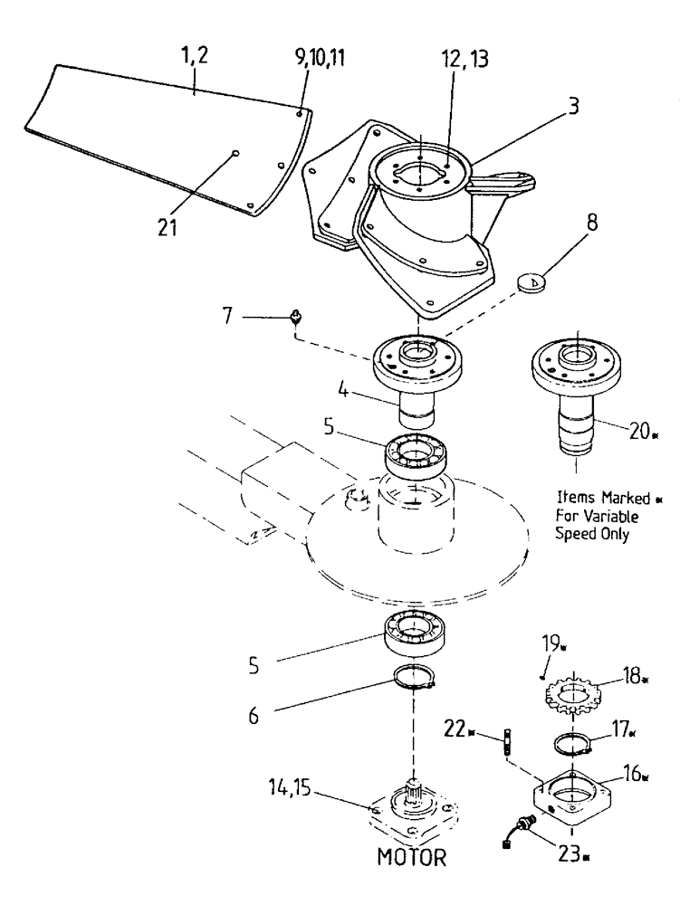 Схема запчастей Case IH 7000 - (A03-00) - EXTRACTOR FANS, PRIMARY/SECONDARY Mainframe & Functioning Components