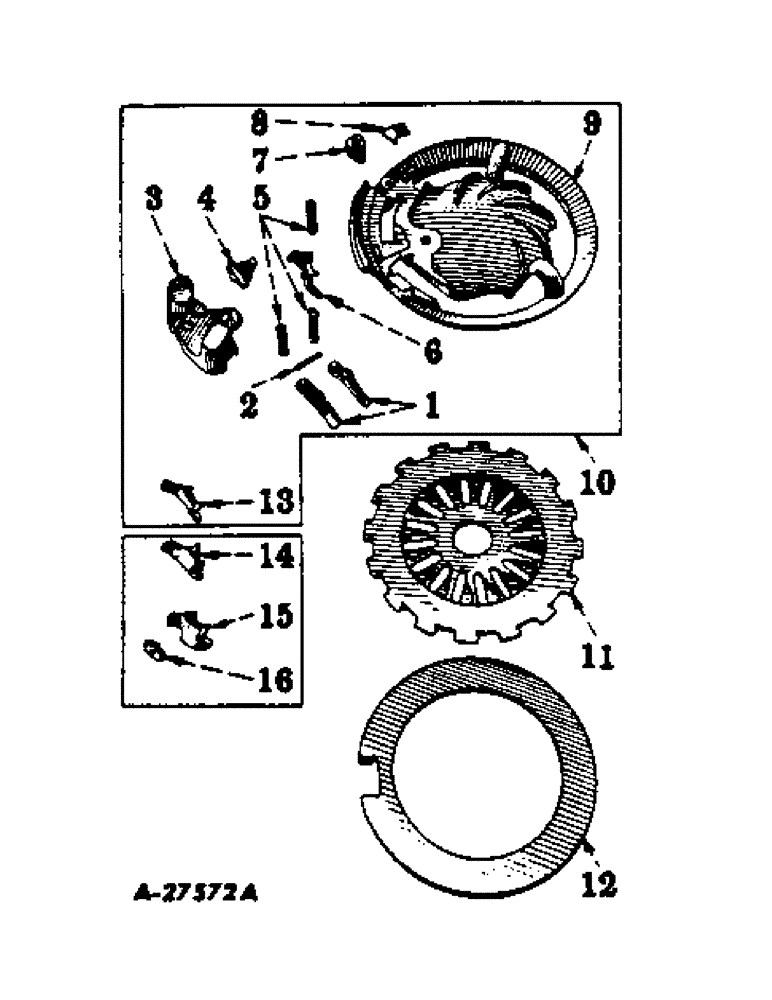 Схема запчастей Case IH 188 - (C-44) - CORN PLANTING EQUIPMENT, FOR COMBINATION HOPPER 