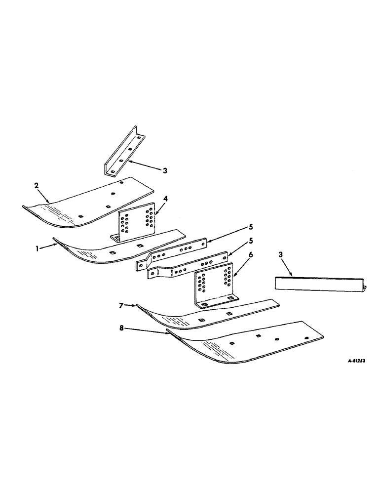 Схема запчастей Case IH 658 - (L-17) - GAUGE SHOE ATTACHMENTS, NARROW AND WIDE 