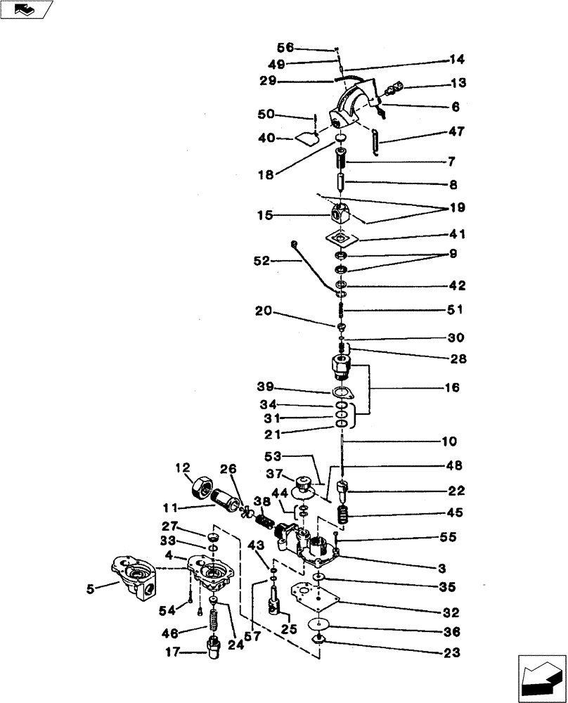 Схема запчастей Case IH 3100 - (35.106.01) - C-4100 CONTINENTAL REGULATOR (35) - HYDRAULIC SYSTEMS