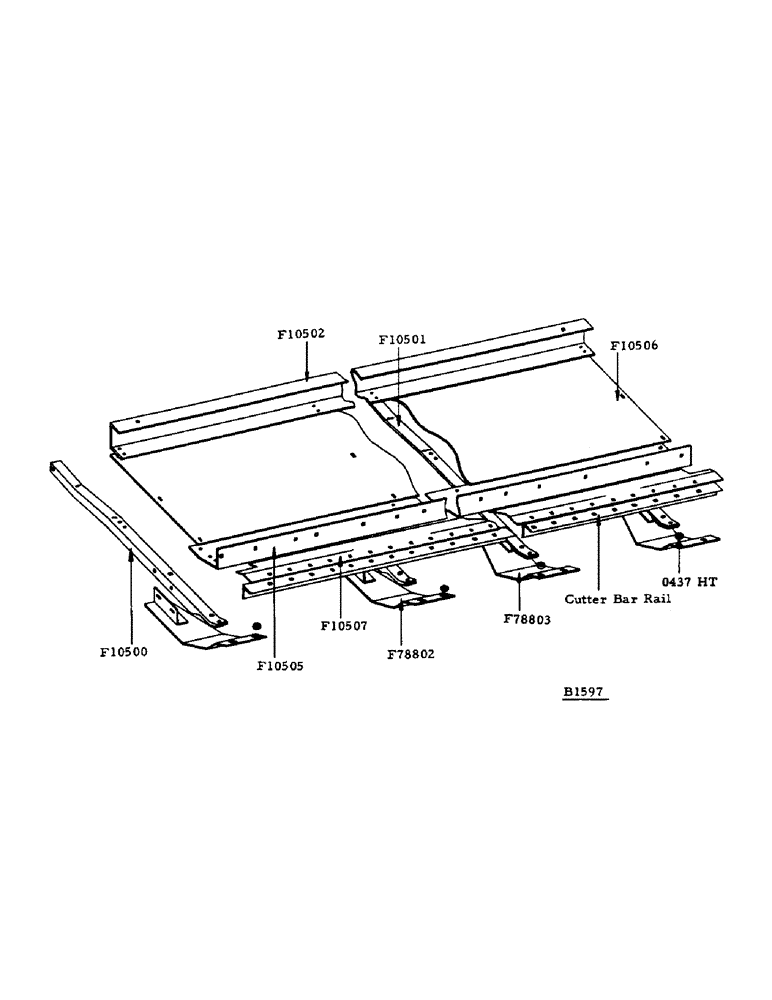 Схема запчастей Case IH 1000 - (07[1]) - HEADER FLOTATION SPRING (58) - ATTACHMENTS/HEADERS