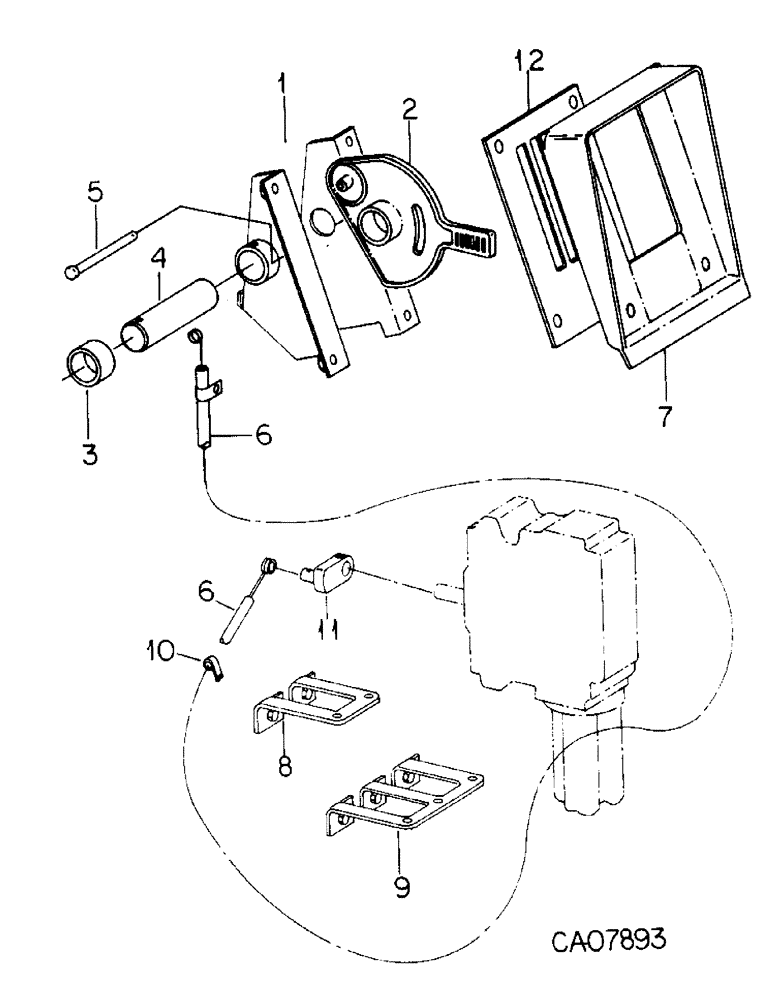 Схема запчастей Case IH 7288 - (10-31) - HYDRAULICS, AUXILIARY VALVE FLOW CONTROLS (07) - HYDRAULICS