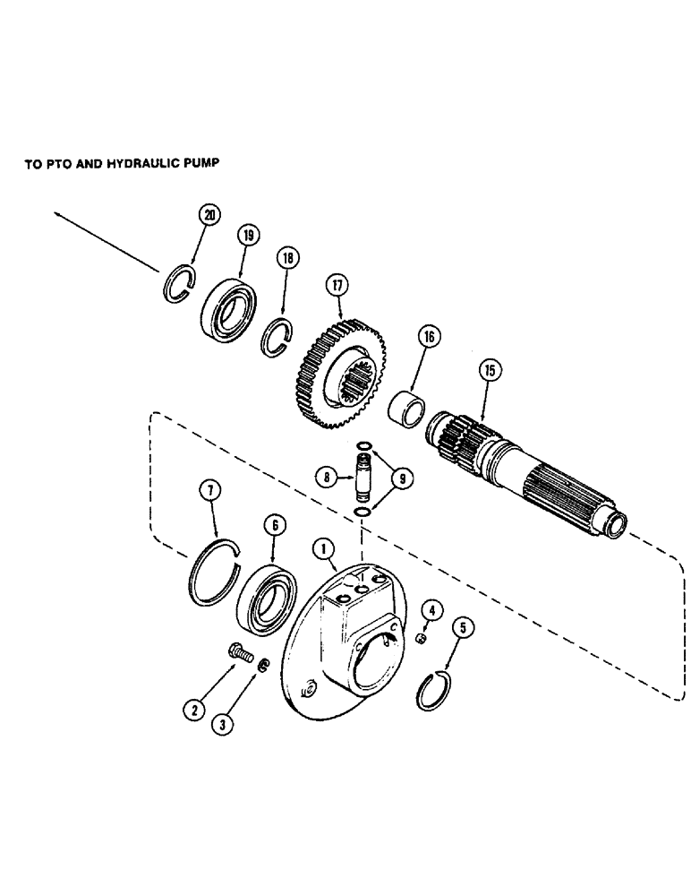 Схема запчастей Case IH 2470 - (228) - OIL DISTRIBUTOR CARRIER (06) - POWER TRAIN