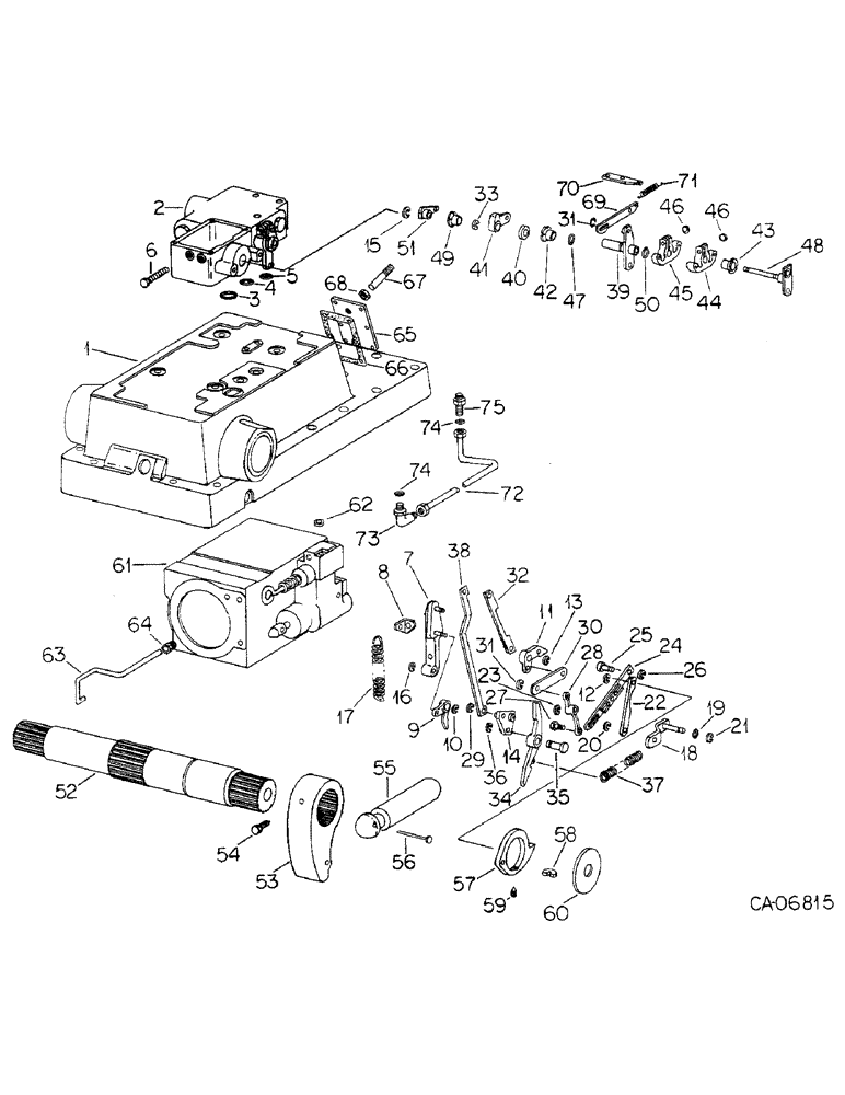 Схема запчастей Case IH 3788 - (10-21) - HYDRAULICS, HYDRAULIC DRAFT CONTROL (07) - HYDRAULICS