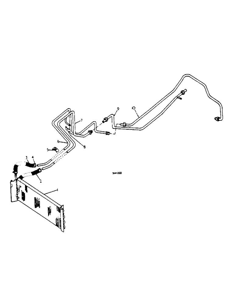 Схема запчастей Case IH 454 - (06-02) - OIL COOLER, SYNCHROMESH DRIVE TRACTOR Cooling