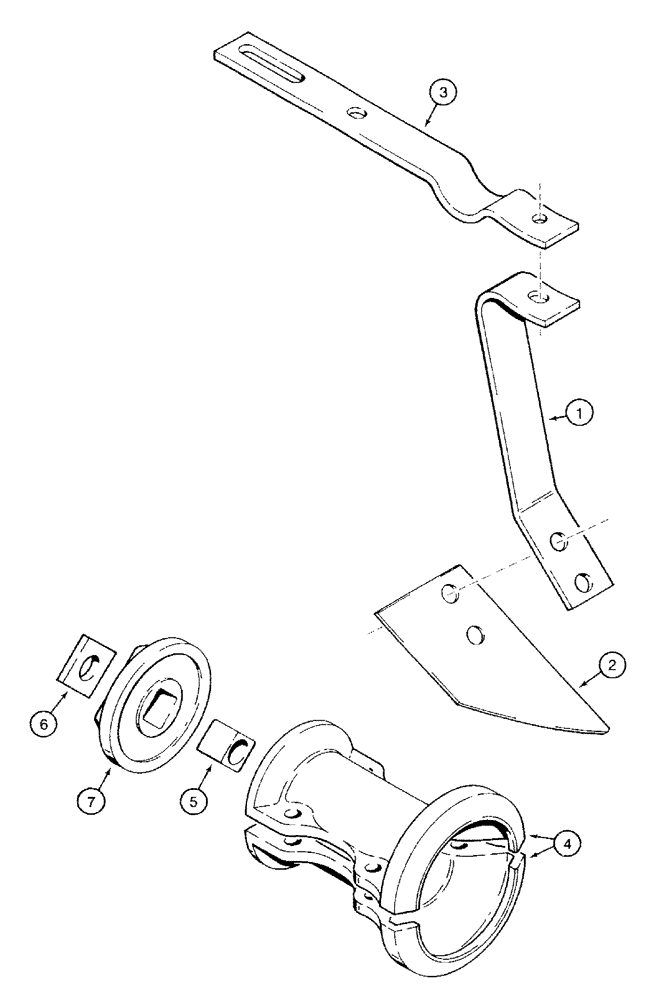 Схема запчастей Case IH 485 - (9-12) - FURROW FILLER AND SCRAPER ATTACHMENT (09) - CHASSIS/ATTACHMENTS