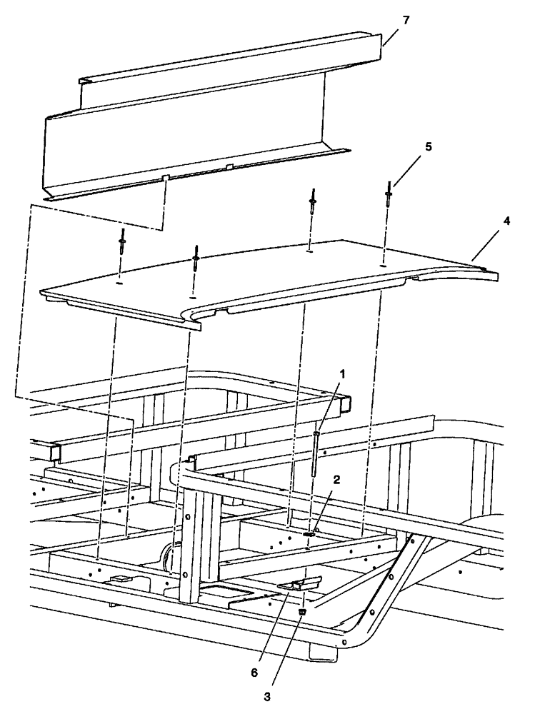 Схема запчастей Case IH SCOUT XL - (90.118.07) - FLOORBOARD - REAR (90) - PLATFORM, CAB, BODYWORK AND DECALS