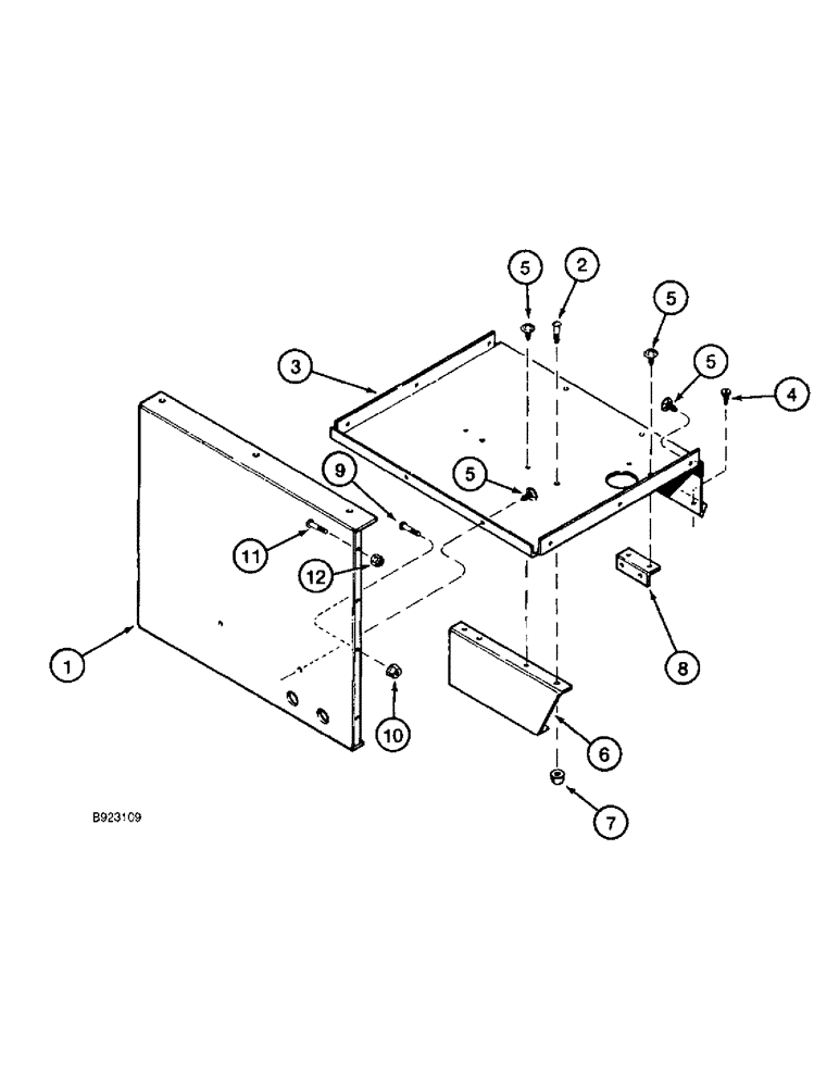 Схема запчастей Case IH 1688 - (9G-24) - SEAT, SUPPORTS (10) - CAB & AIR CONDITIONING