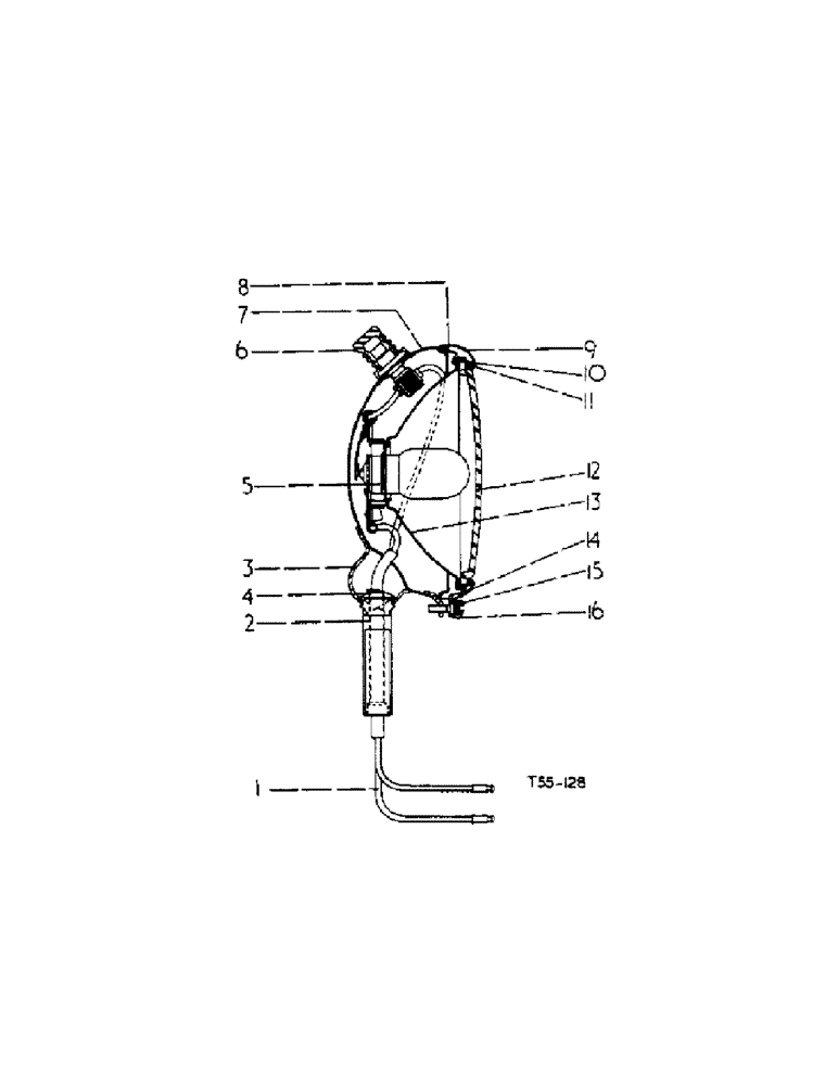 Схема запчастей Case IH 276 - (8-02) - PLOUGH LAMP (04) - ELECTRICAL SYSTEMS