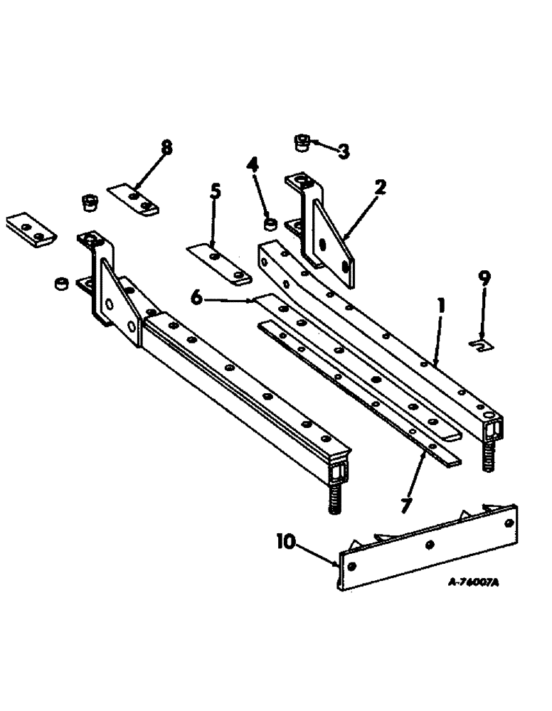 Схема запчастей Case IH 630N - (G-24) - WEED KNIFE ATTACHMENT (58) - ATTACHMENTS/HEADERS