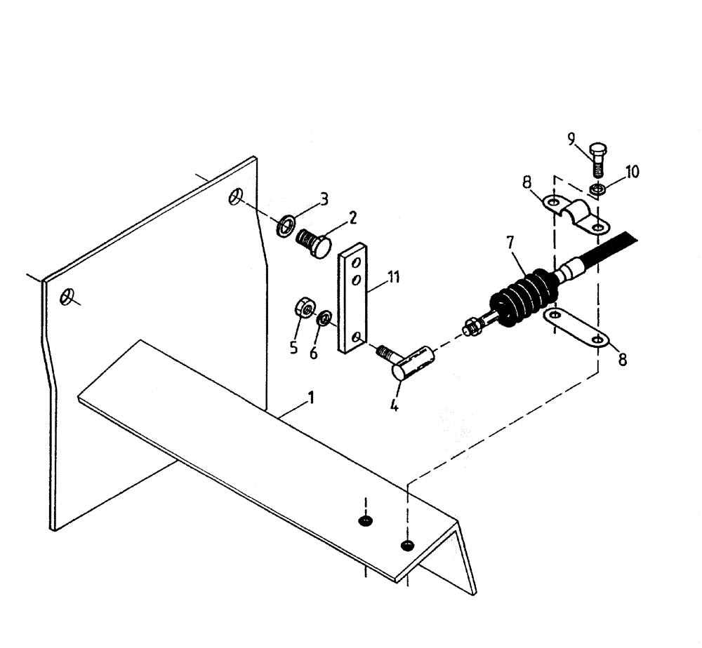 Схема запчастей Case IH 7000 - (C03-55) - THROTTLE (L10) Engine & Engine Attachments