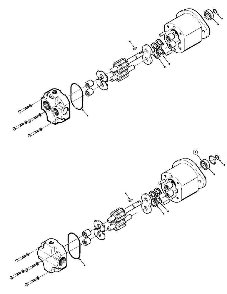 Схема запчастей Case IH 8540 - (56) - HYDRAULIC PUMP, HYDRAULIC MOTOR (07) - HYDRAULICS